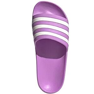 New Adidas Adilette Aqua Slide Lilac Purple Pool Slides NWOT Beach sandal